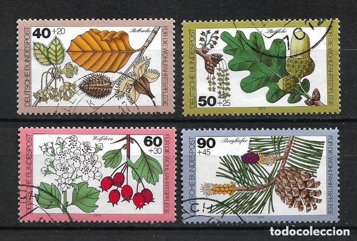 Sellos: alemania 1979 serie completa usado flora 3.80&euro;- 22-14