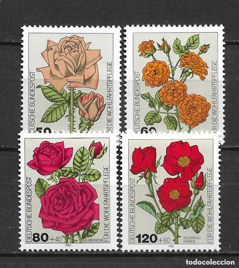 Sellos: alemania 1982 michel 1150/1153 ** mnh 5&euro;- 15/60