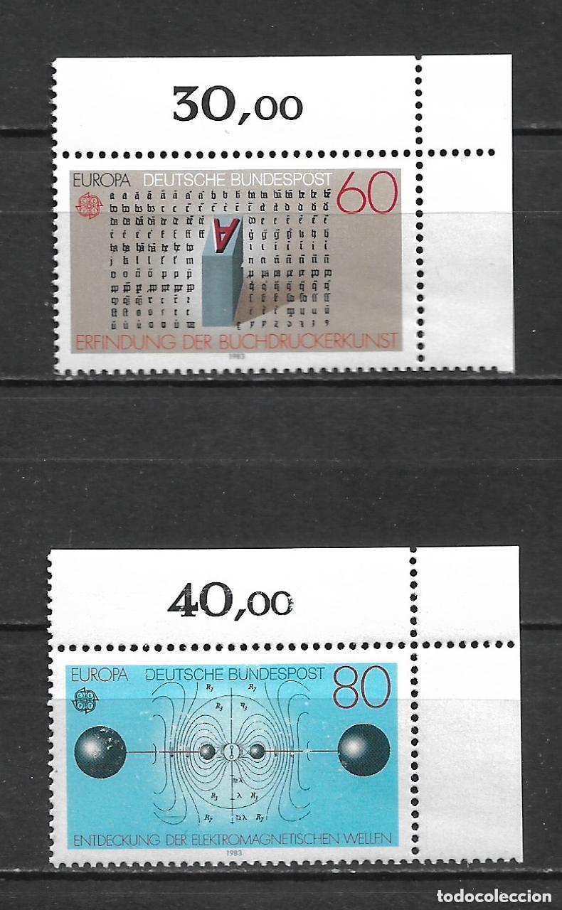 Sellos: alemania 1983 michel 1175/1176 ** mnh 4&euro; - 15/61
