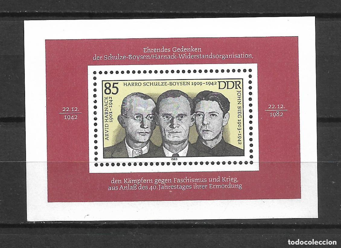 Sellos: alemania ddr 1983 hoja bloque 70 ** mnh - 27/10