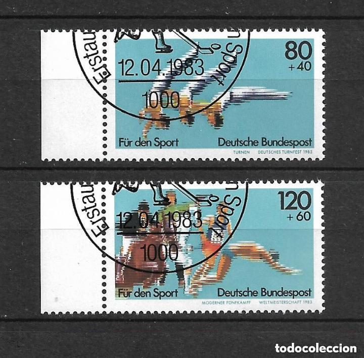 Sellos: alemania 1983 michel 1172/1173 usado deportes 3.50&euro; - 14/22