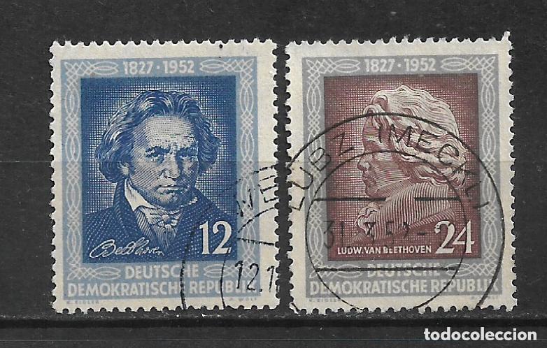 Sellos: alemania ddr 1952 michel 300/301 usado 3.40&euro; - 1/4