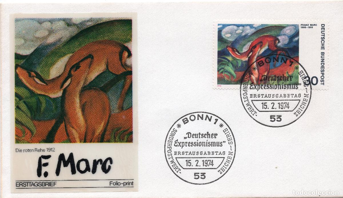 Sellos: ALEMANIA FEDERAL 1974 CARTA FDC MICHEL DE 798