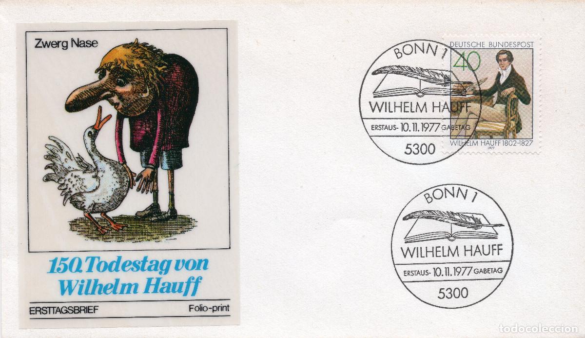 Sellos: ALEMANIA FEDERAL 1977 CARTA FDC MICHEL DE 954