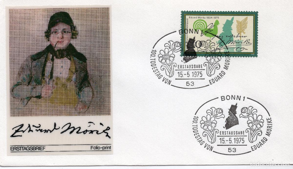 Sellos: ALEMANIA FEDERAL 1975 CARTA FDC MICHEL DE 842