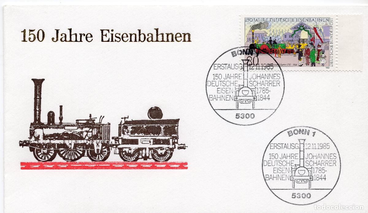 Sellos: ALEMANIA FEDERAL 1985 CARTA FDC MICHEL DE 1264