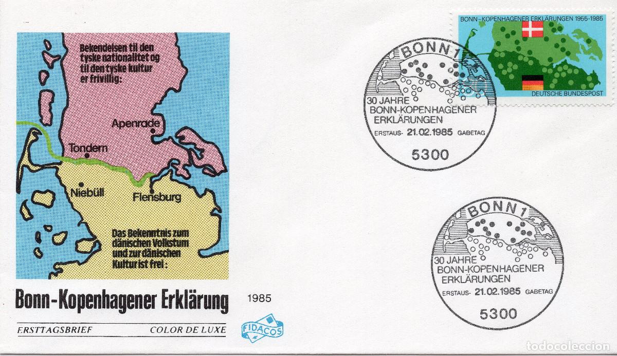 Sellos: ALEMANIA FEDERAL 1985 CARTA FDC MICHEL DE 1241
