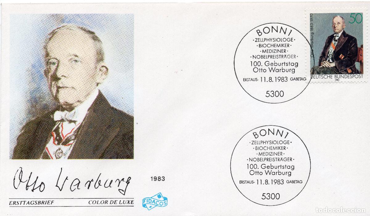 Sellos: ALEMANIA FEDERAL 1983 CARTA FDC MICHEL DE 1184