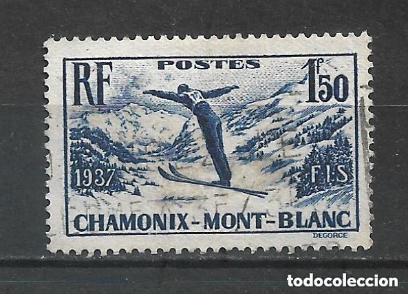 Sellos: francia 1937 scott 322 usado 1.80&euro; - 2-23