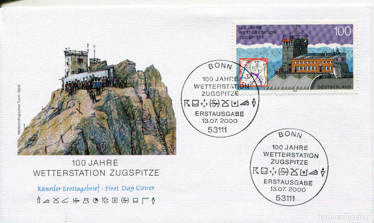 Sellos: ALEMANIA FEDERAL 2000 CARTA FDC MICHEL DE 2127