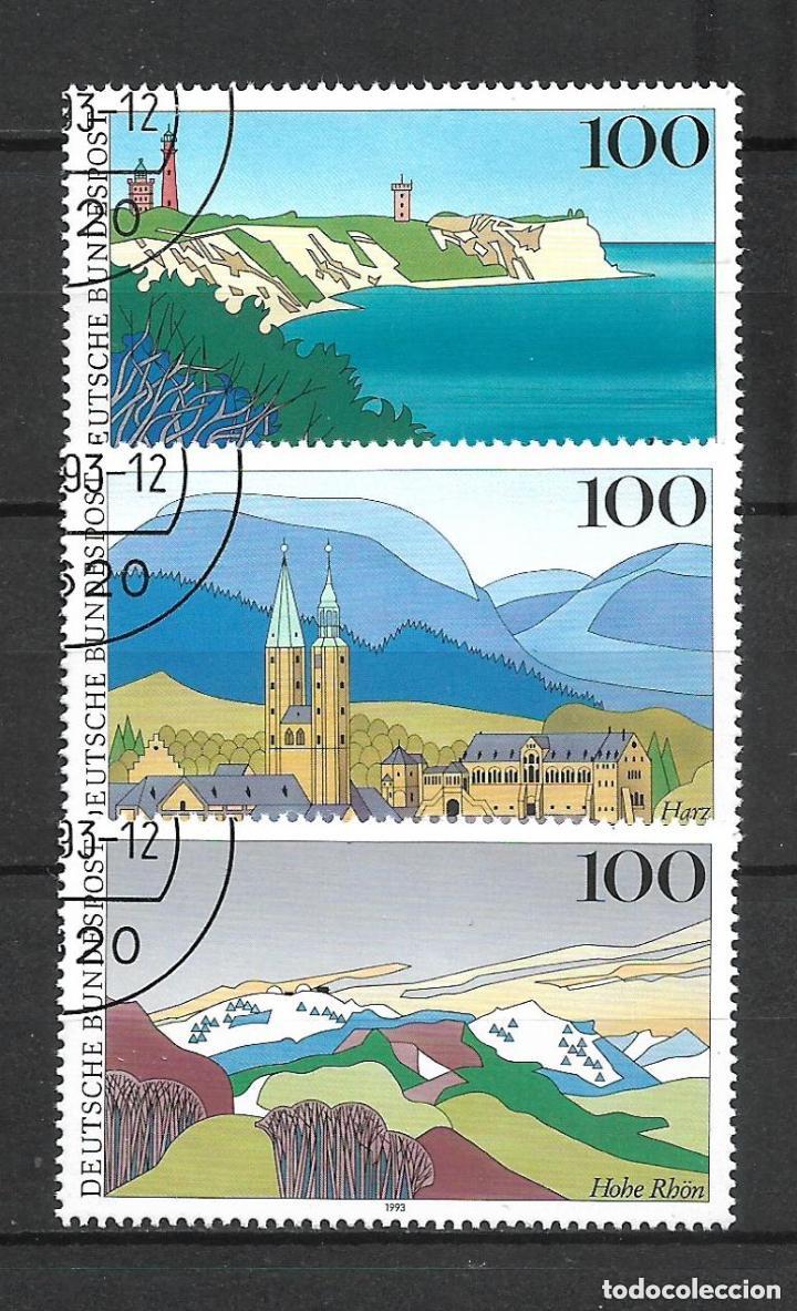 Sellos: alemania 1993 serie completa usado ** paisajes 2.60&euro;- 14-16