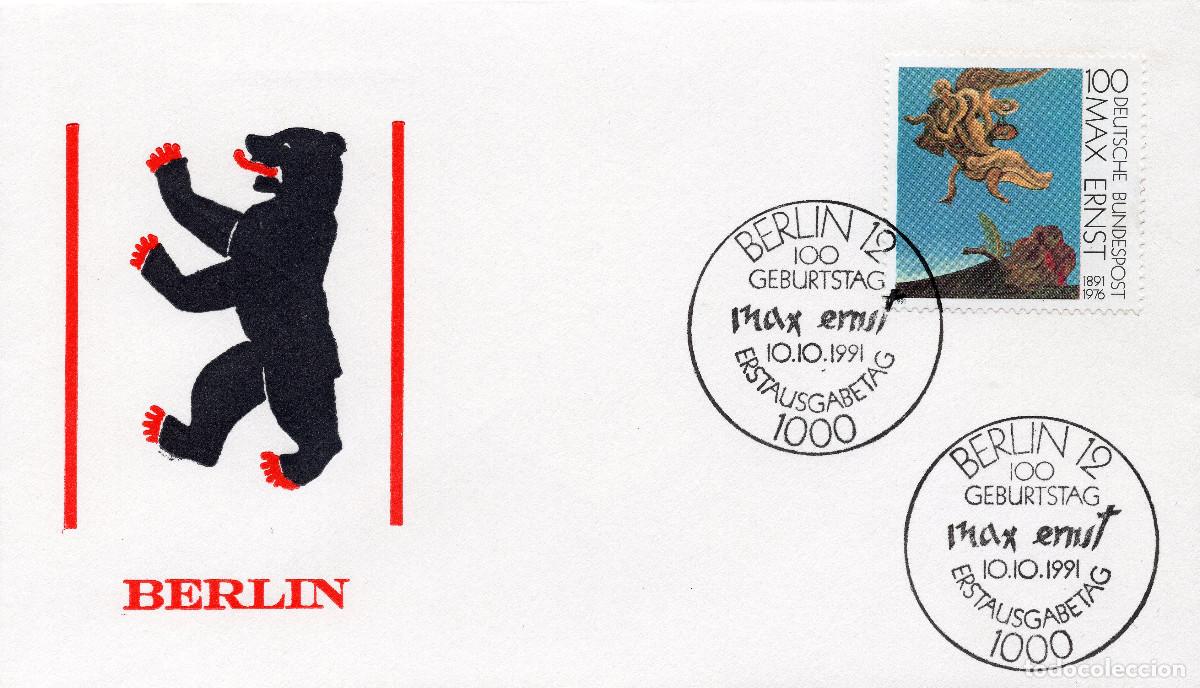 Sellos: ALEMANIA FEDERAL 1991 CARTA FDC MICHEL DE 1569