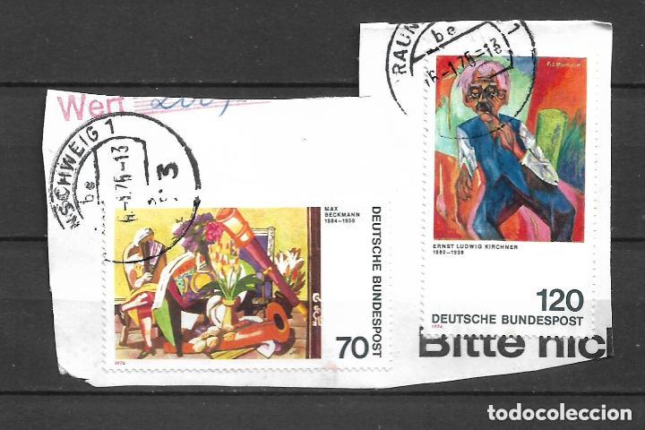 Sellos: alemania 1975 michel 822/823 usado 3&euro;- 27-11