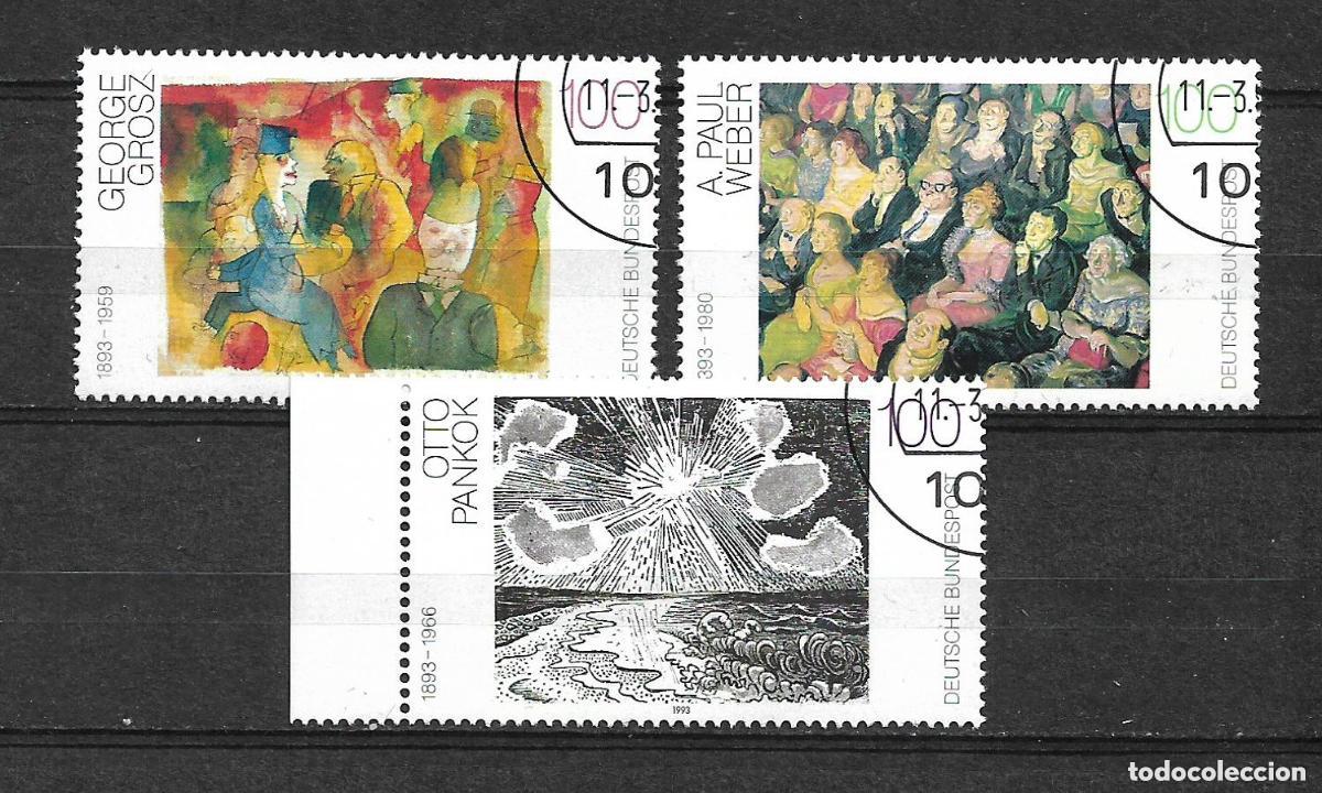 Sellos: alemania 1993 serie completa usado 3&euro;- 14-16