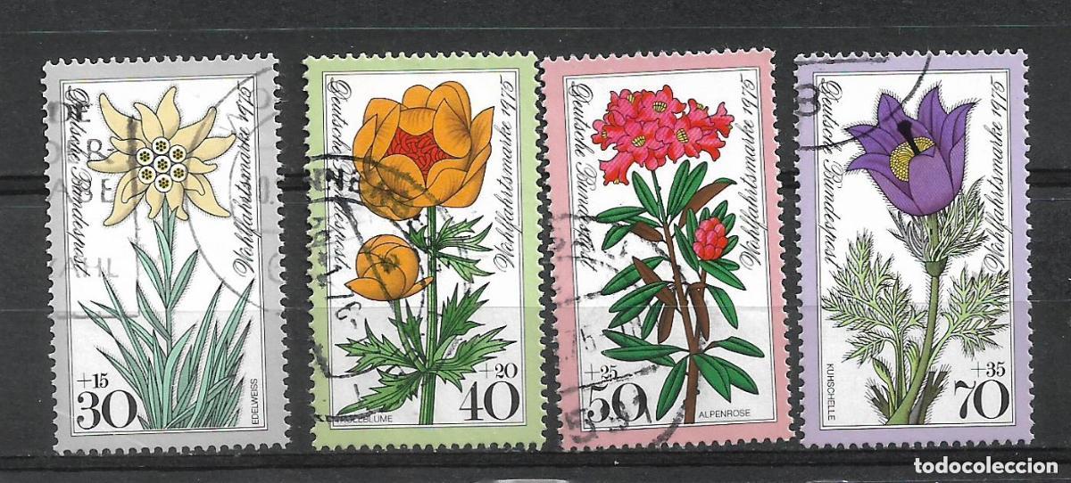 Sellos: alemania 1975 serie completa usado 3.20&euro; - 8/7