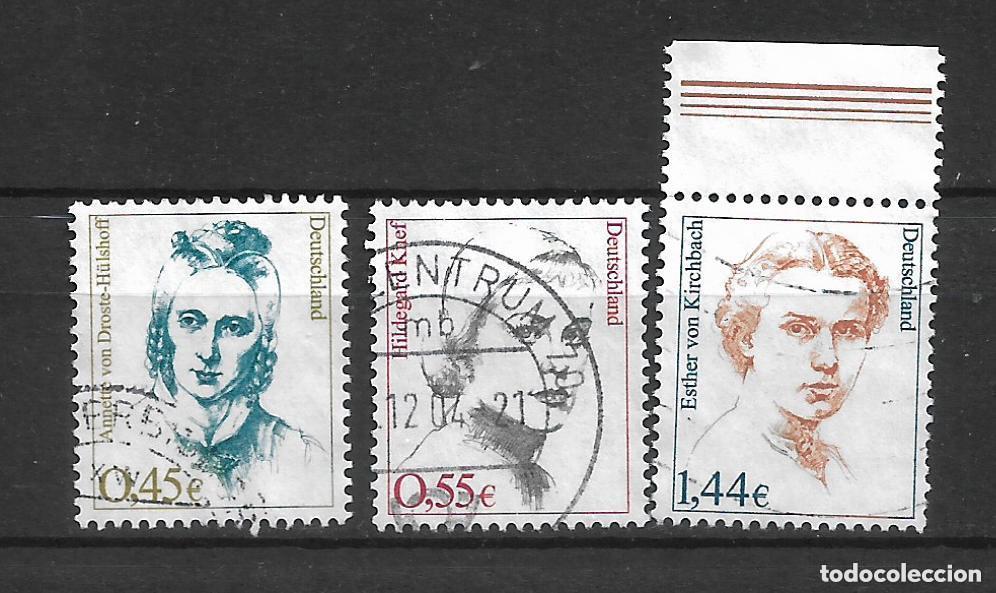 Sellos: alemania 2002 serie completa usado 4.60&euro; - 7/38