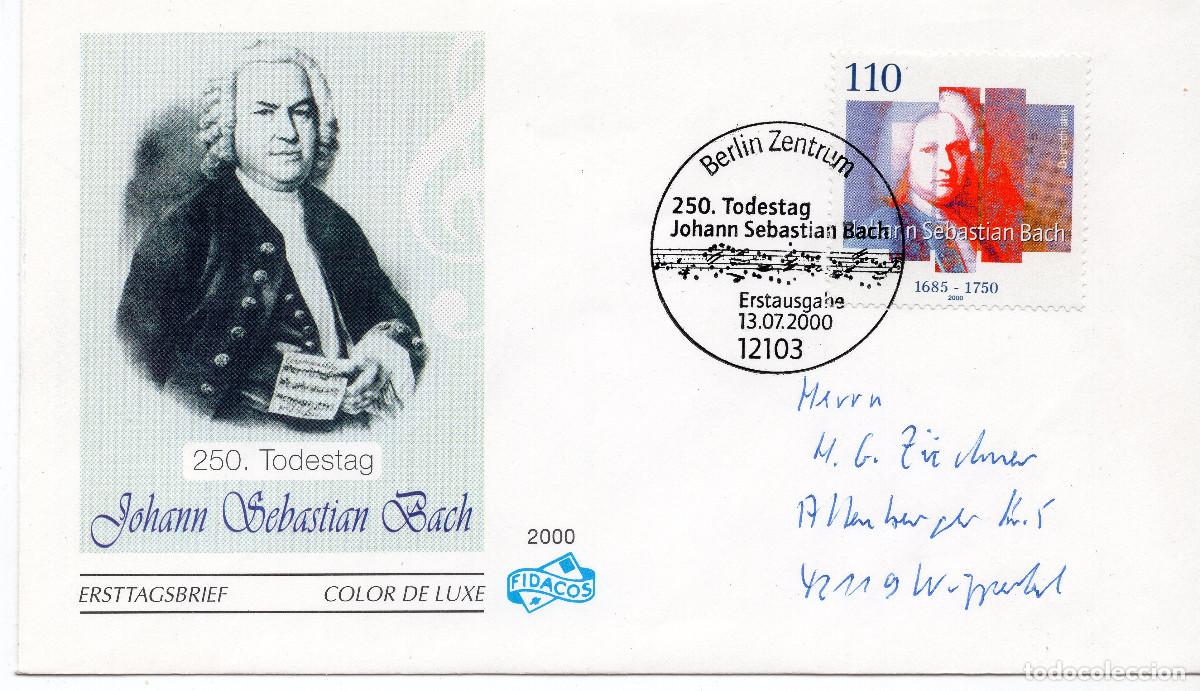 Sellos: ALEMANIA FEDERAL 2000 CARTA FDC MICHEL DE 2126