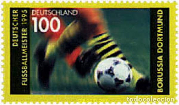 Sellos: 65076 MNH ALEMANIA FEDERAL 1995 BORUSSIA DORTMUND.CAMPEON DE ALEMANIA DE FUTBOL