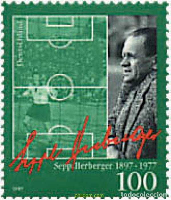 Sellos: 65108 MNH ALEMANIA FEDERAL 1997 SEPP HERBERGER. ENTRENADOR DE FUTBOL