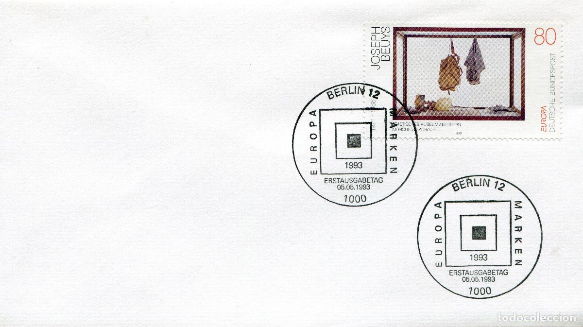 Sellos: ALEMANIA FEDERAL 1993 CARTA FDC MICHEL DE 1673