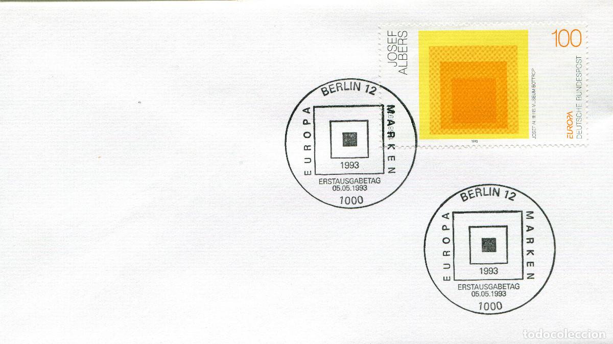Sellos: ALEMANIA FEDERAL 1993 CARTA FDC MICHEL DE 1674