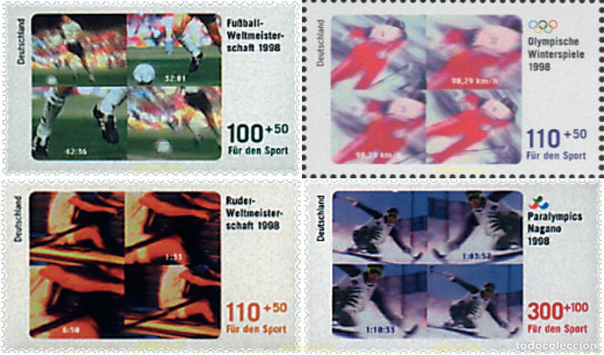 Sellos: 70478 MNH ALEMANIA FEDERAL 1998 EVENTOS DEPORTIVOS