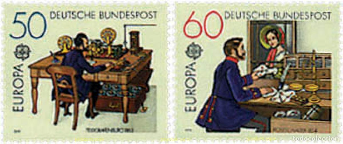 Sellos: 62369 MNH ALEMANIA FEDERAL 1979 EUROPA CEPT. COMUNICACIONES