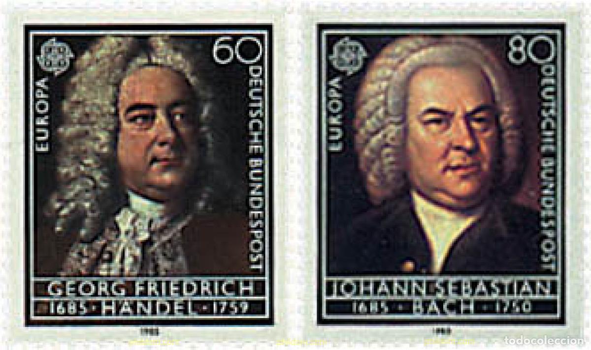 Sellos: 62582 MNH ALEMANIA FEDERAL 1985 EUROPA CEPT. A&Ntilde;O EUROPEO DE LA MUSICA
