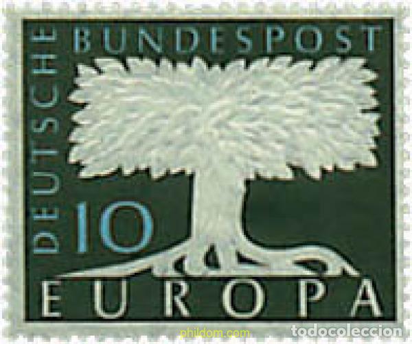 Sellos: 62016 MNH ALEMANIA FEDERAL 1958 EUROPA CEPT. FACTOR DE PAZ Y FUENTE DE BIENESTAR