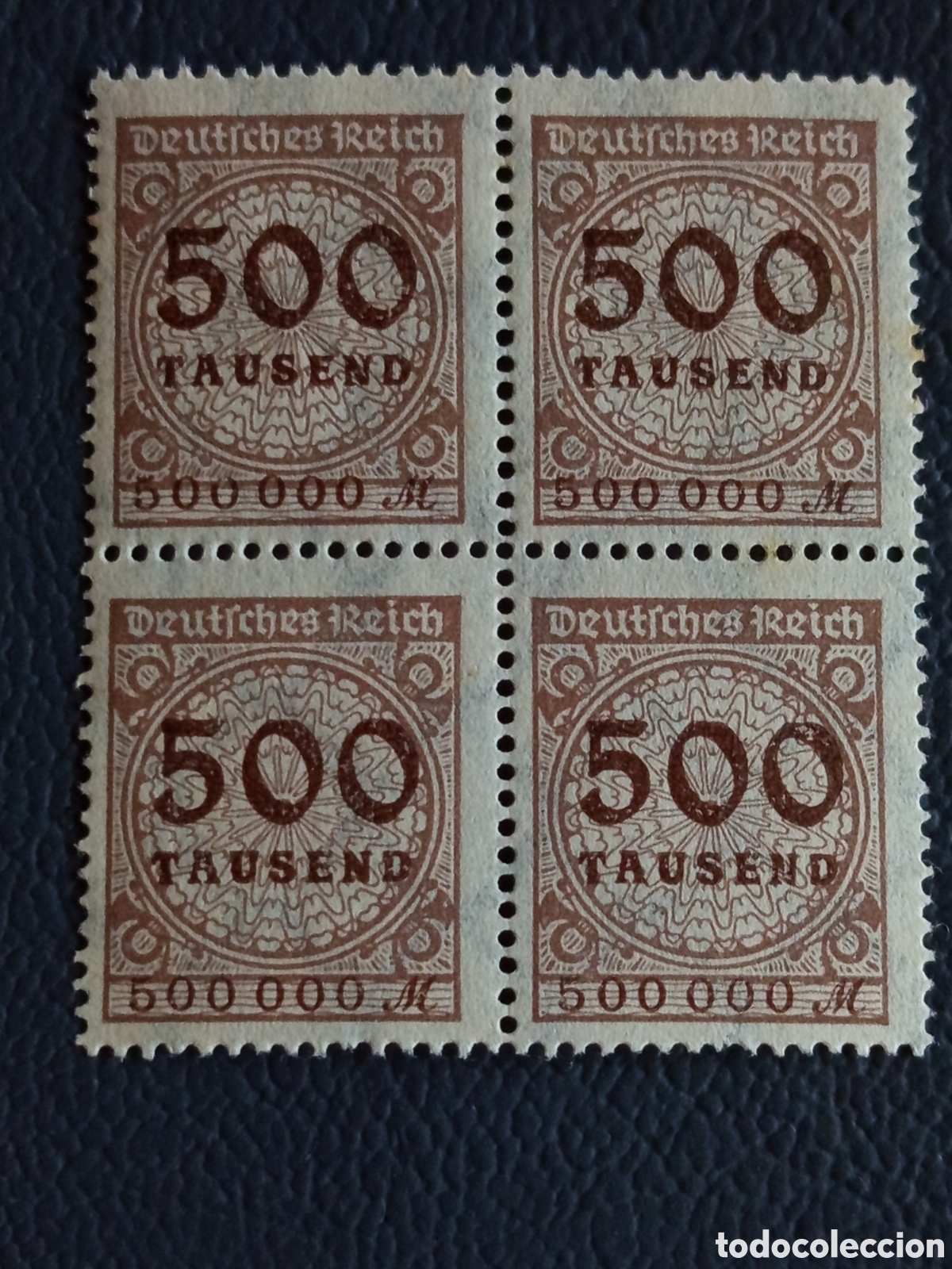 Sellos: Alemania Inflaci&oacute;n 1923 500Mil Cat#311 Deutsches Reich MNH