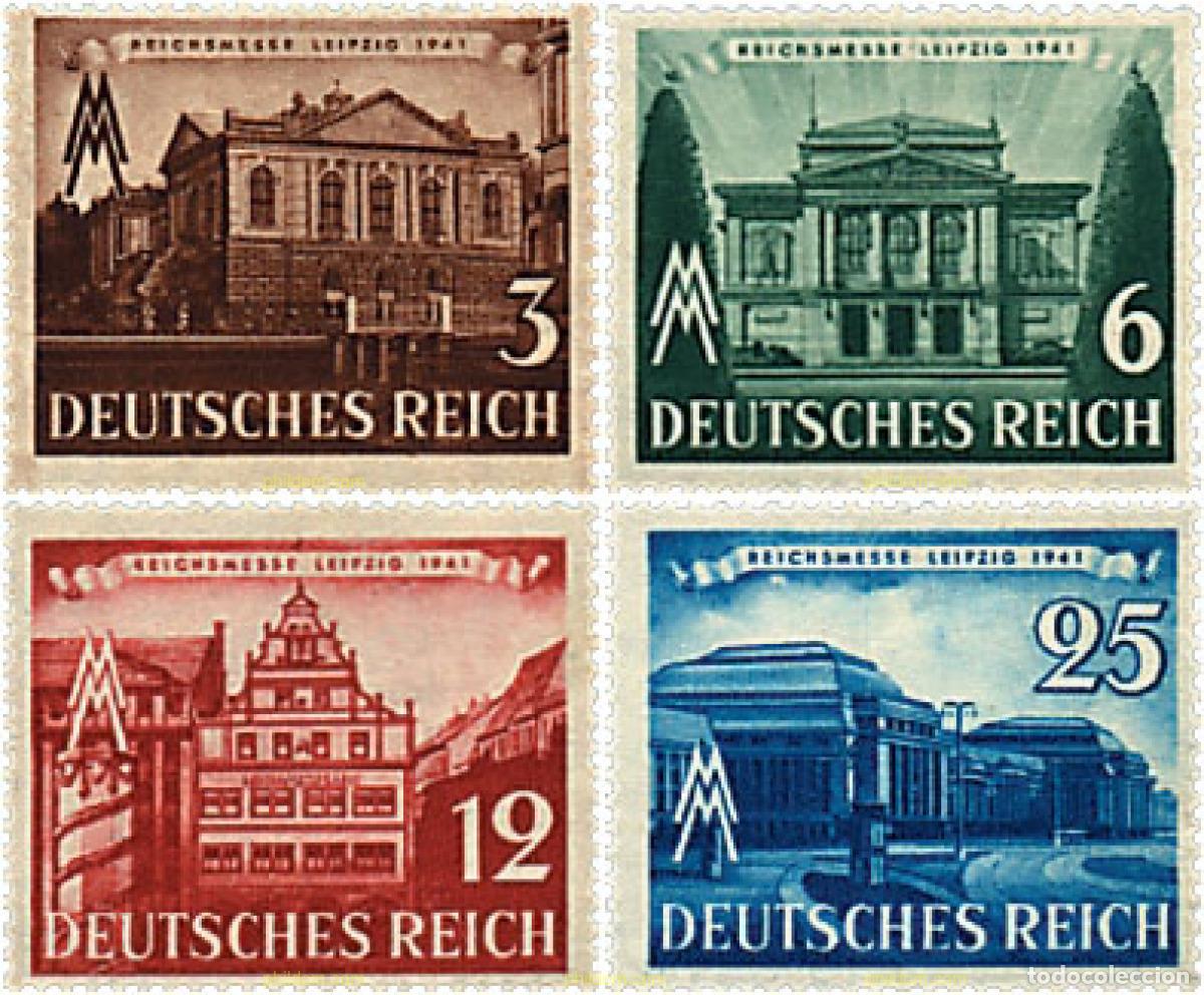 Sellos: 56143 MNH ALEMANIA 1941 FERIA DE LEIPZIG