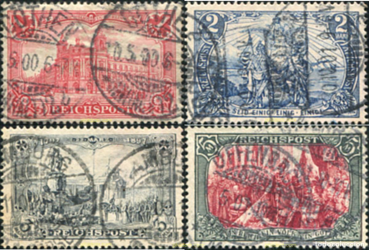Sellos: 640985 USED ALEMANIA 1900 MOTIVOS VARIOS