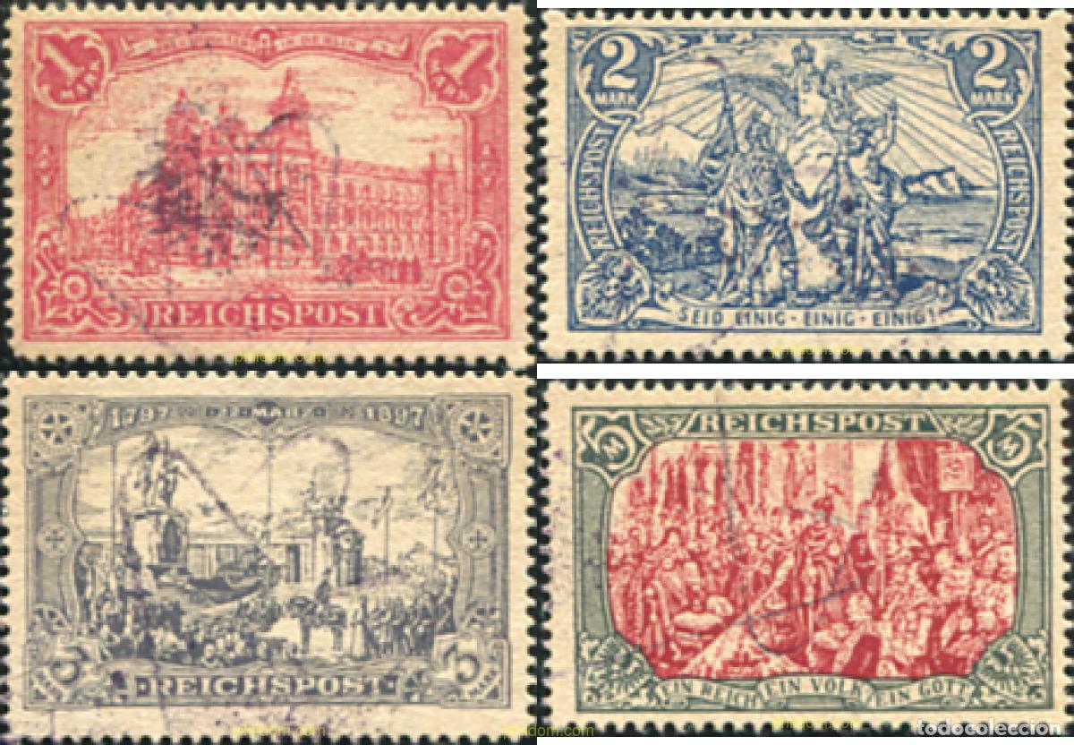 Sellos: 641968 USED ALEMANIA 1900 MOTIVOS VARIOS