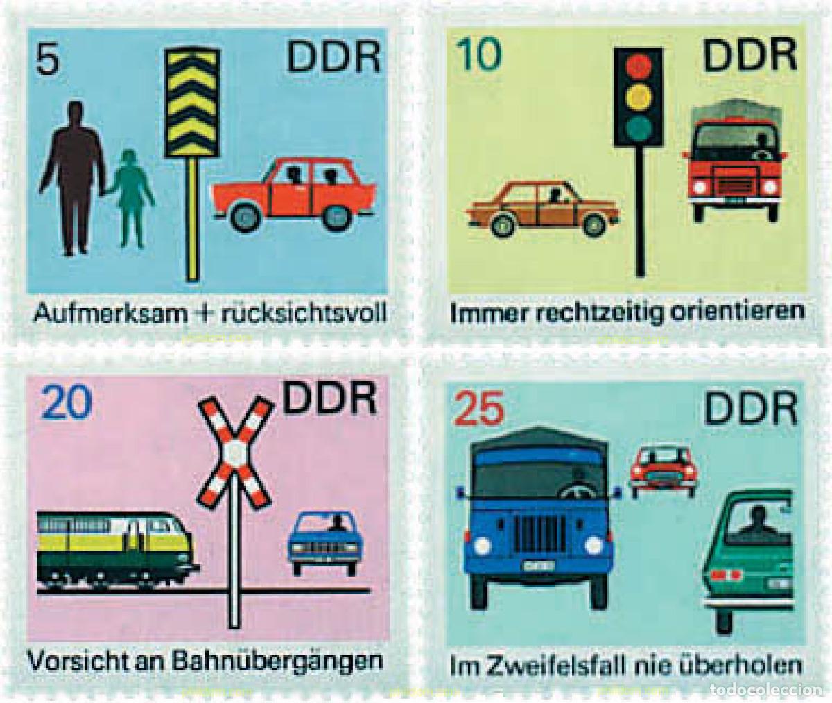 Sellos: 56166 MNH ALEMANIA DEMOCRATICA 1969 PREVENCION DE ACCIDENTES