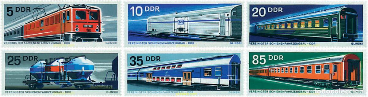 Sellos: 56170 MNH ALEMANIA DEMOCRATICA 1973 FERROCARRILES DE LA RDA