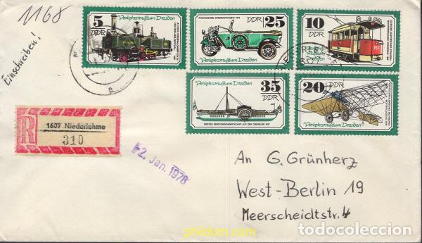 Sellos: 665283 MNH ALEMANIA DEMOCRATICA 1977 MUSEO DEL TRANSPORTE EN DRESDE