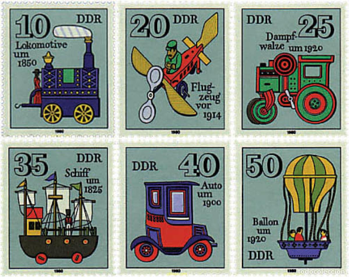 Sellos: 56184 MNH ALEMANIA DEMOCRATICA 1980 JUGUETES HISTORICOS