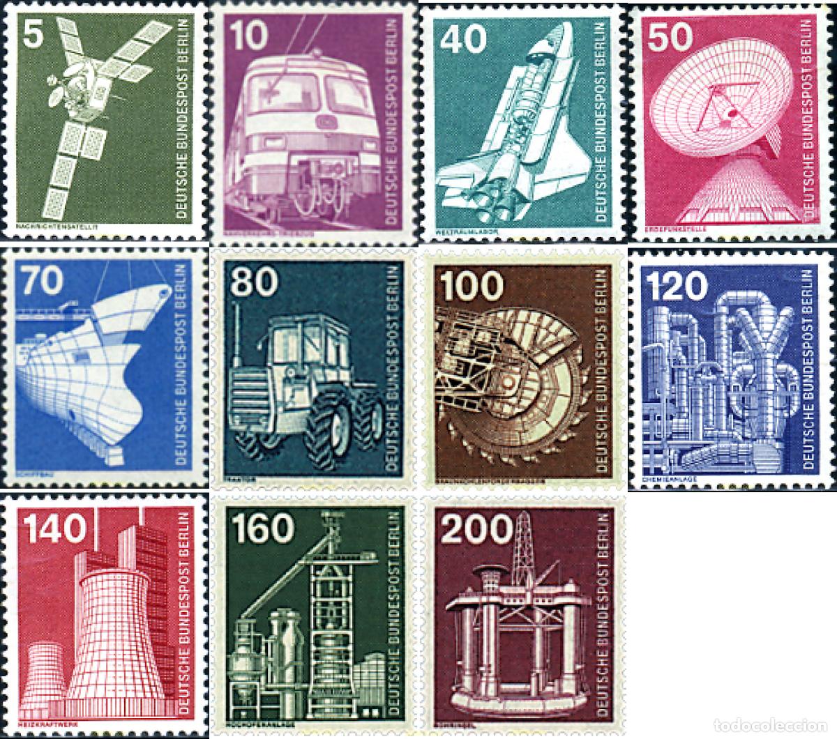 Sellos: 664151 MNH ALEMANIA. Berl&iacute;n 1975 INDUSTRIA Y TECNICA