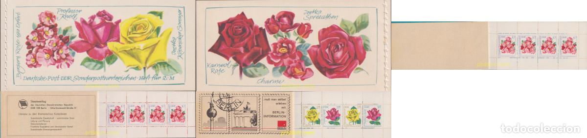 Sellos: 1833 MNH ALEMANIA DEMOCRATICA 1972 EXPOSICION INTERNACIONAL DE ROSAS