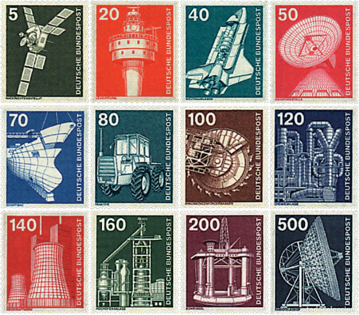 Sellos: 249327 MNH ALEMANIA FEDERAL 1975 INDUSTRIA Y TECNICA