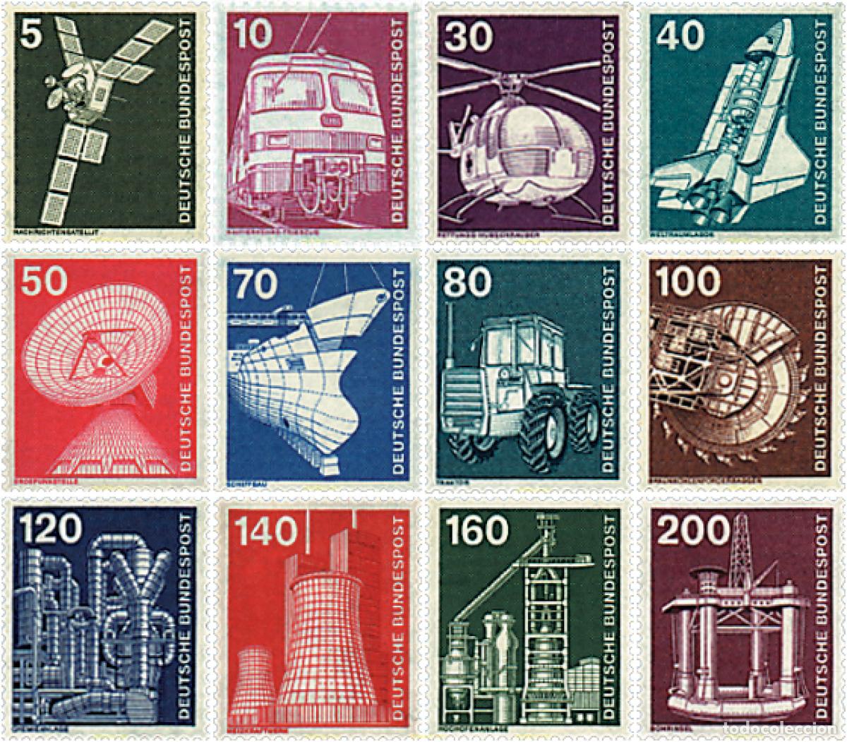 Sellos: 664152 MNH ALEMANIA FEDERAL 1975 INDUSTRIA Y TECNICA