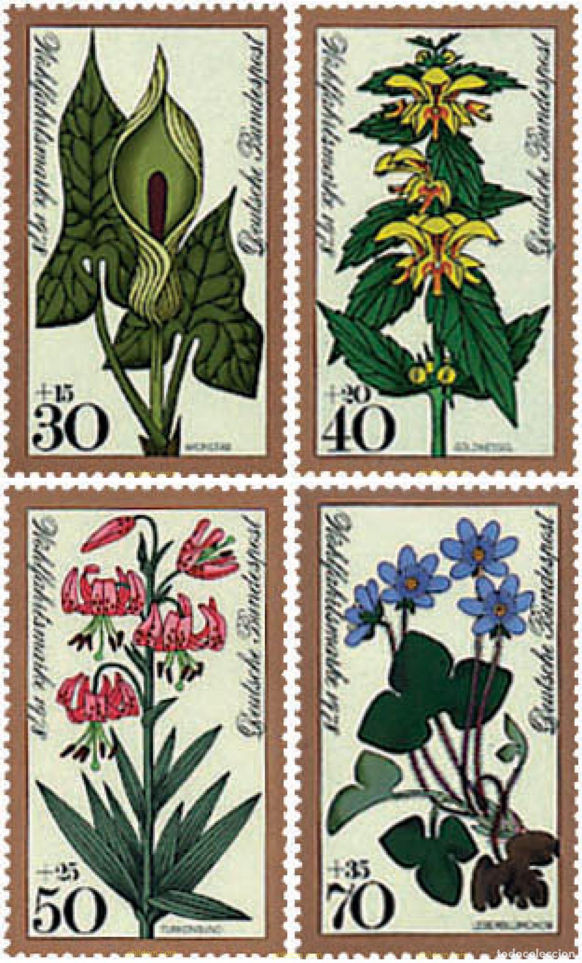 Sellos: 80281 MNH ALEMANIA FEDERAL 1978 FLORES DEL BOSQUE