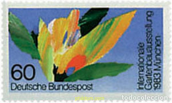 Stamps: 80201 MNH ALEMANIA FEDERAL 1983 EXPOSICION INTERNACIONAL DE HORTICULTURA EN MUNICH
