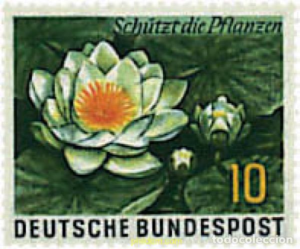 Sellos: 266967 MNH ALEMANIA FEDERAL 1957 DIA MUNDIAL DE LA PROTECCION DE LA FLORA Y LA FAUNA