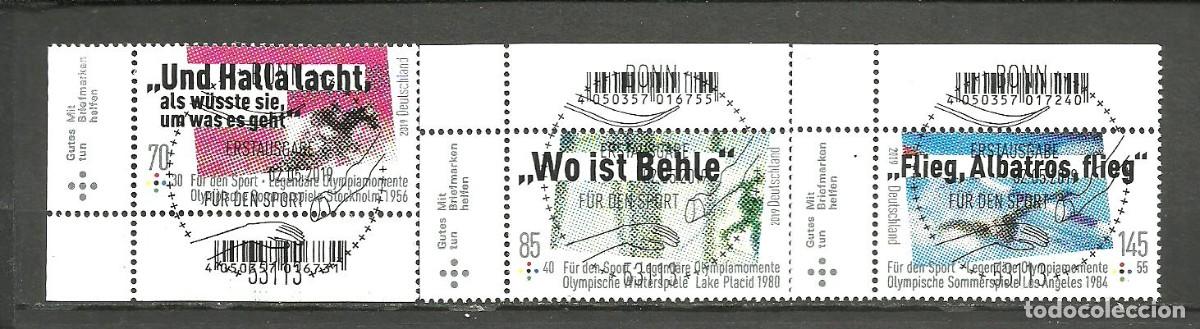Sellos: ALEMANIA FEDERAL 2019 - MICHEL NRO. 3460-62 - MATASELLADO