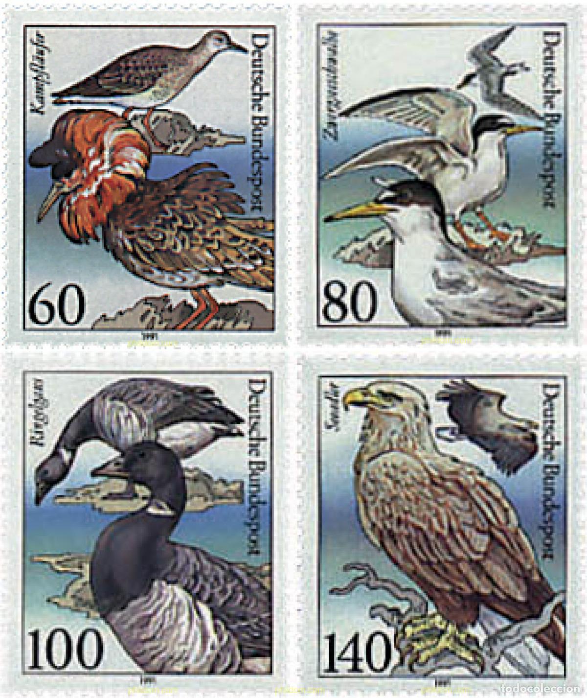 Sellos: 65056 MNH ALEMANIA FEDERAL 1991 PROTECCION DE LA NATURALEZA