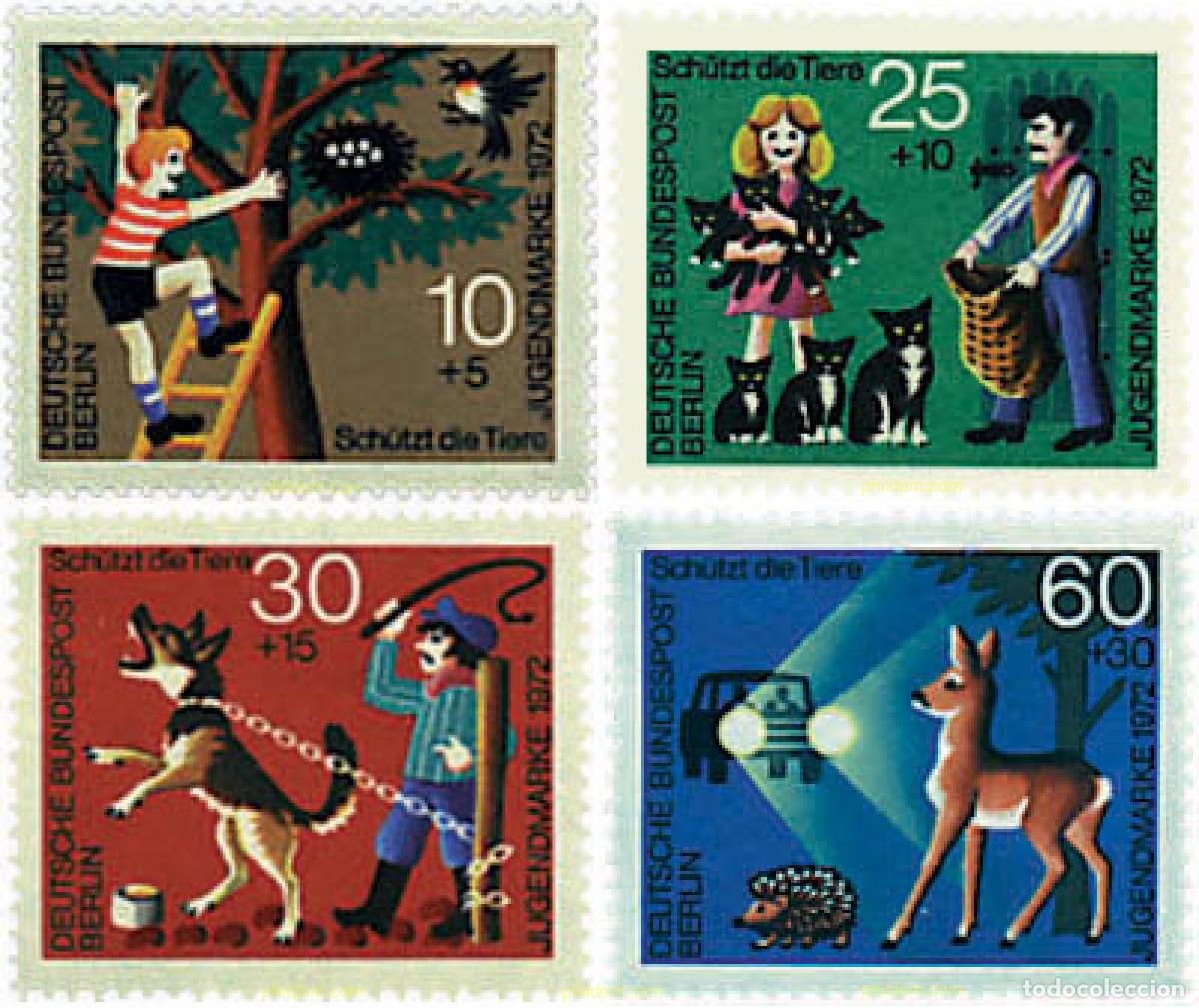 Sellos: 64687 MNH ALEMANIA. Berl&iacute;n 1972 PRO JUVENTUD