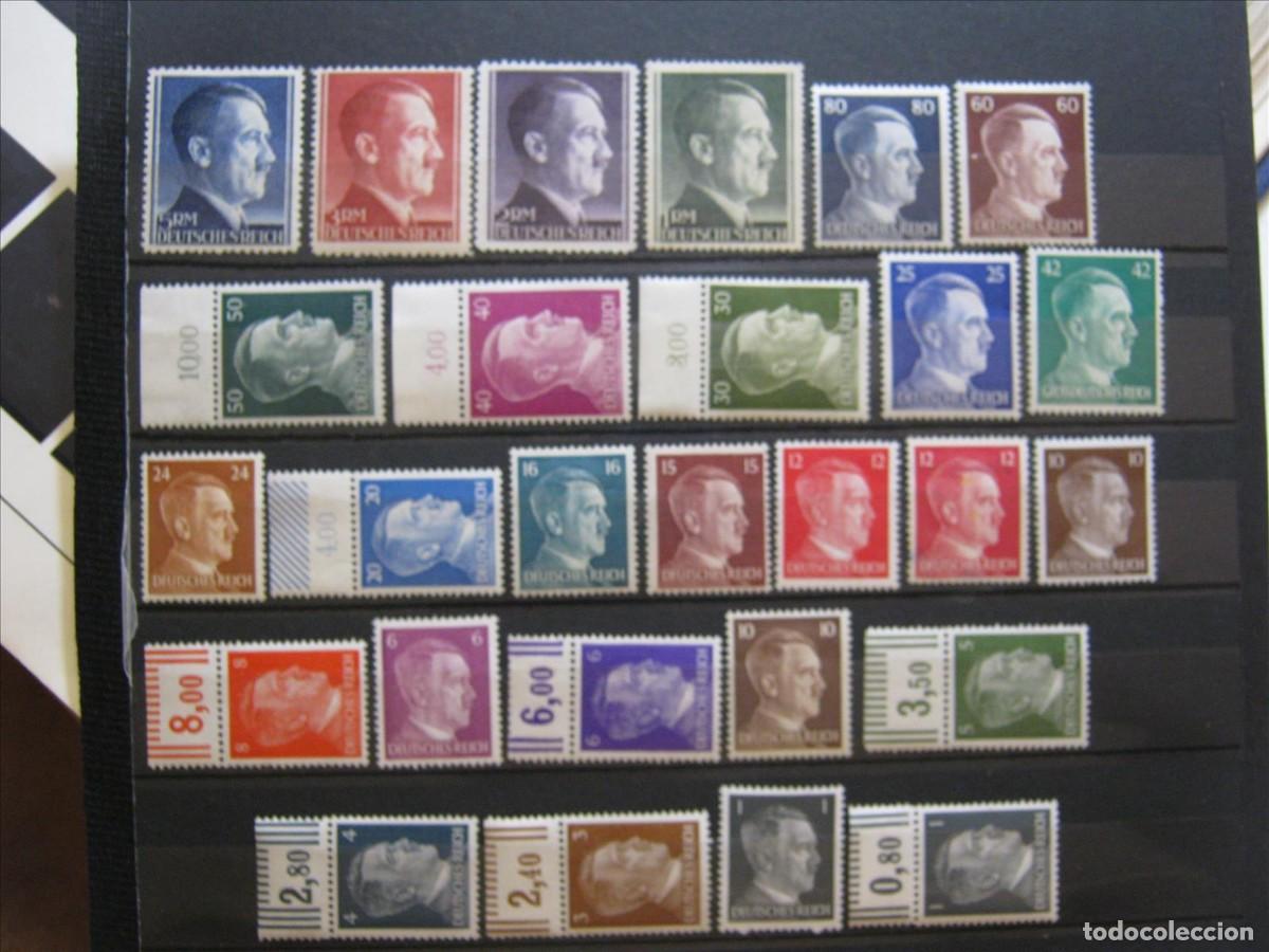 Sellos: ALEMANIA IMPERIO REICH HITLER SERIE YVERT 705/726 MNH**/MH* LUJO.