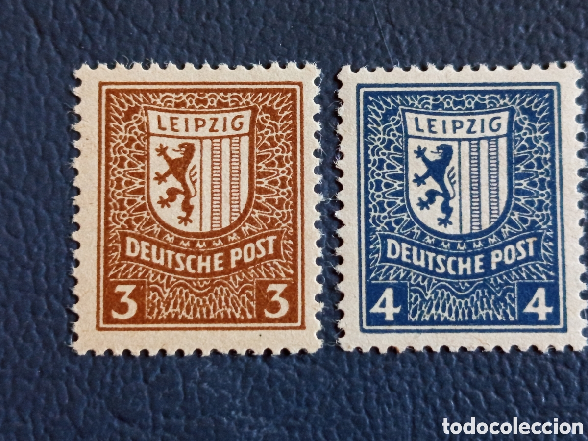 Sellos: Lote 2 Sellos Alemania Sajonia Occidental Mi. 150/151 MH