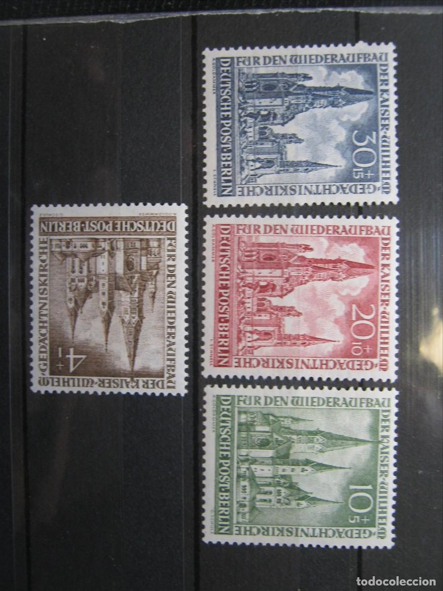 Stamps: BERL&Iacute;N 1953 SERIE YVERT 92/95 MNH** SIN CHARNELA LUJO.